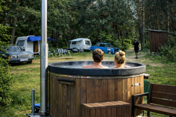 Mobilna Bania / Jacuzzi w CampKAJAKOWO